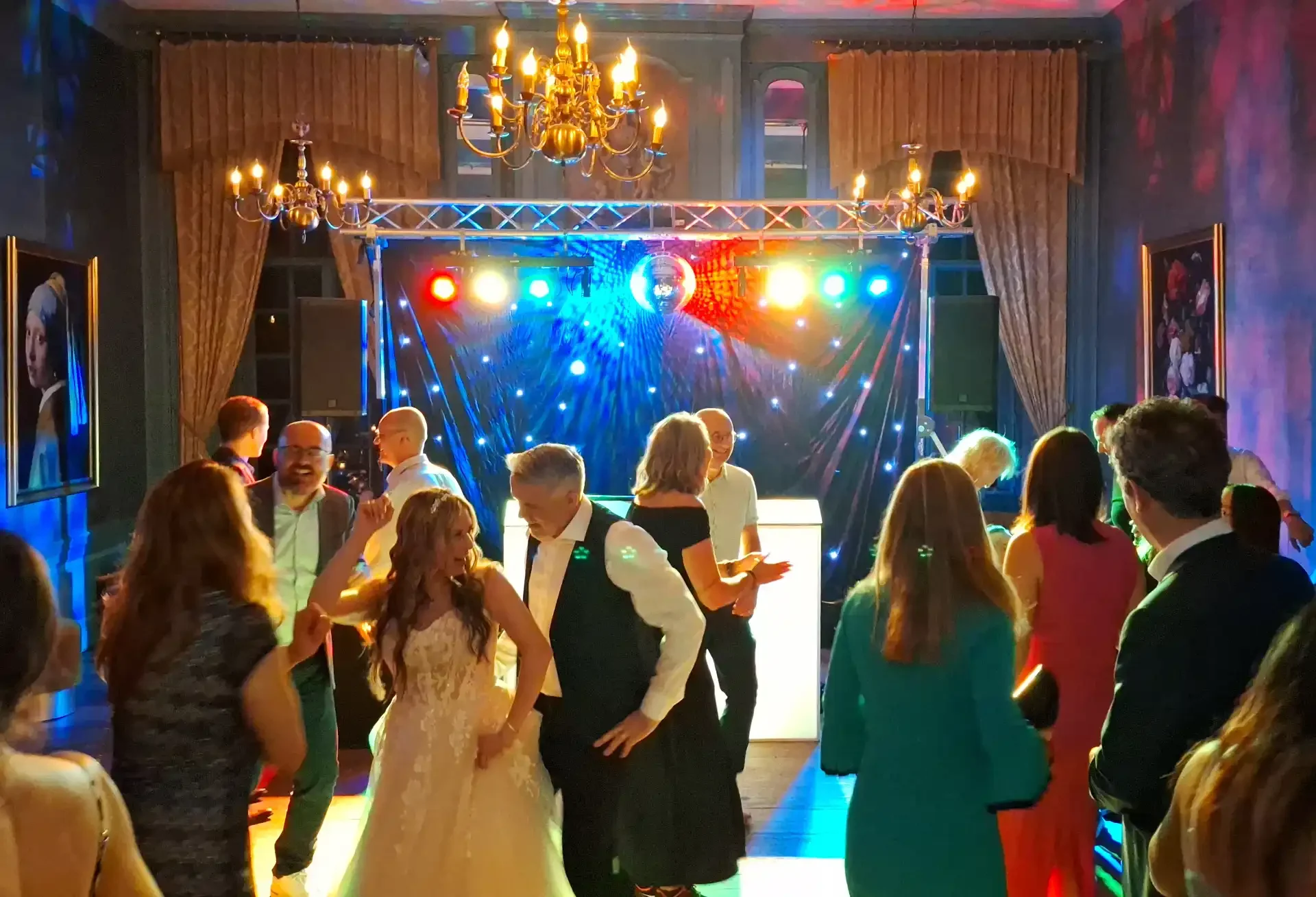 bruiloft dj in een kasteel